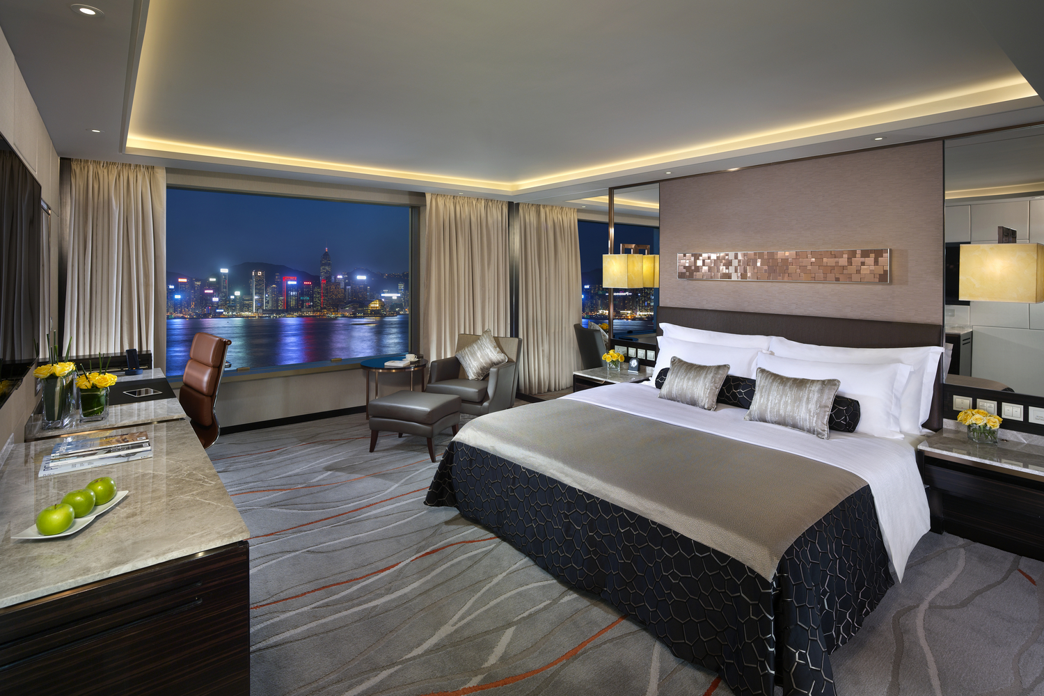 Premium Victoria Harbour View Room 豪華海景客房_1500x1000