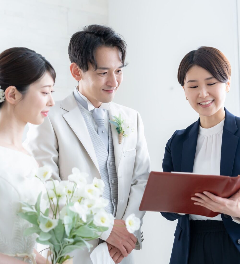 Japanese,Female,Host,Of,A,Wedding,Ceremony,Indoors
